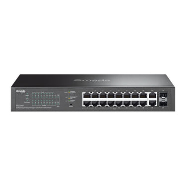 Tp-link omada es220gp 20-poort gigabit easy managed switch (zwart, 16x poe+, 2x gigabit sfp)