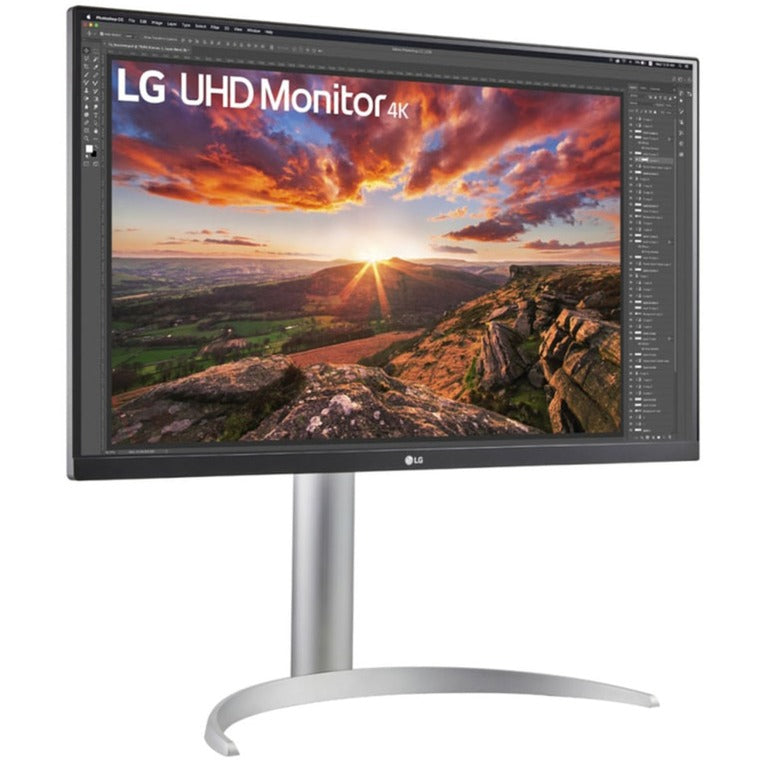 Load image into Gallery viewer, Lg ultrafine 27up850k-w 27 4k uhd monitor (zilver zwart, 2x hdmi, displayport, 2x usb-a, usb-c)
