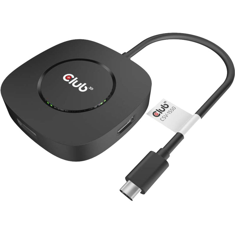 Load image into Gallery viewer, Club 3d usb-c 3.2 mst hub displayport 1.4 adapter (zwart)
