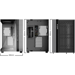 Be quiet! light base 600 dx midi tower behuizing (zwart | 2x usb-a | 1x usb-c | rgb | window)