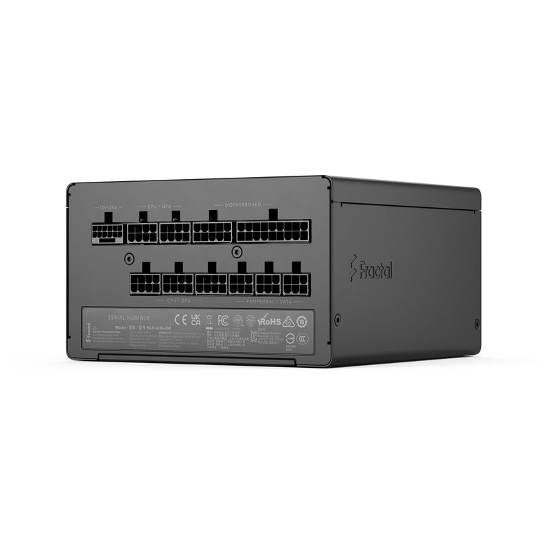 Afbeelding laden in galerijviewer, Fractal design ion gold 3 modulaire 1000 watt voeding (zwart, 1x 12v-2x6, 3x pcie)
