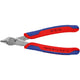 Knipex electronic super knips 78 13 125 elektronica-tang (rood blauw)