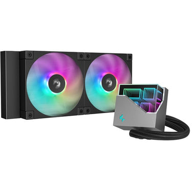 Deepcool lt240 waterkoeling (zwart, 4-pins pwm fan-connector)