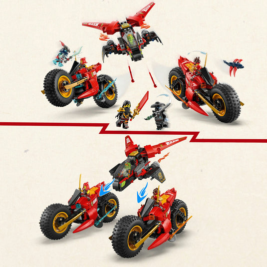 Lego ninjago - ninja strijdvoertuig constructiespeelgoed (71844)