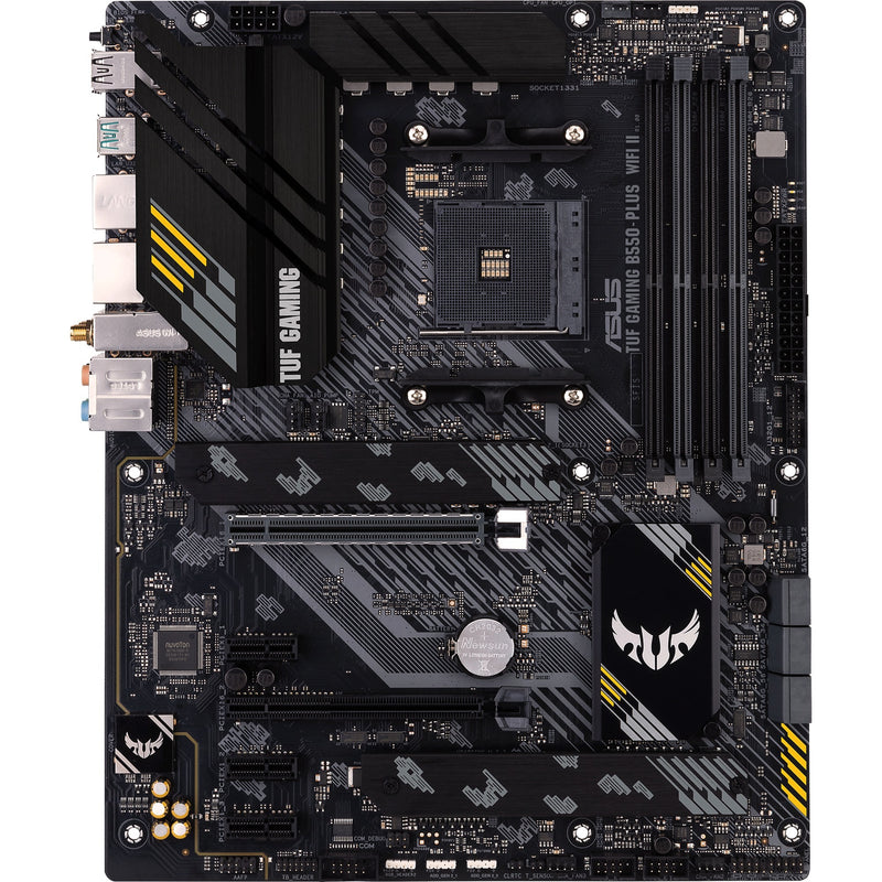 Load image into Gallery viewer, Asus tuf gaming b550-plus wifi ii socket am4 moederbord (zwart, raid, gb-lan, wi-fi 6, bt, sound, atx)

