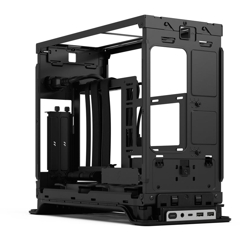 Load image into Gallery viewer, Fractal design era 2 silver mini tower behuizing (zilver | 2x usb-a | 1x usb-c)
