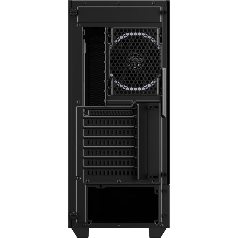Load image into Gallery viewer, Sharkoon rgb hex midi tower behuizing (zwart | 2x usb-a | 1x usb-c | rgb | tempered glass)
