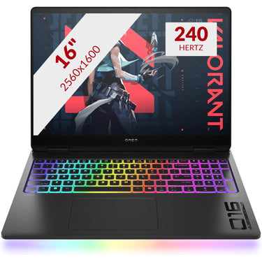 Omen max 16-ah0025nd (b8gj6ea) 16 gaming laptop (zwart | ultra 9 275hx | rtx 5070 ti | 32 gb | 2 tb ssd | oled | 240 hz)