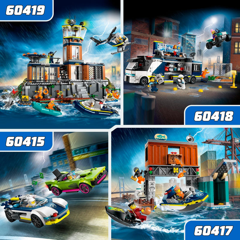 Load image into Gallery viewer, Lego city 60415 politiewagen en snelle autoachtervolging
