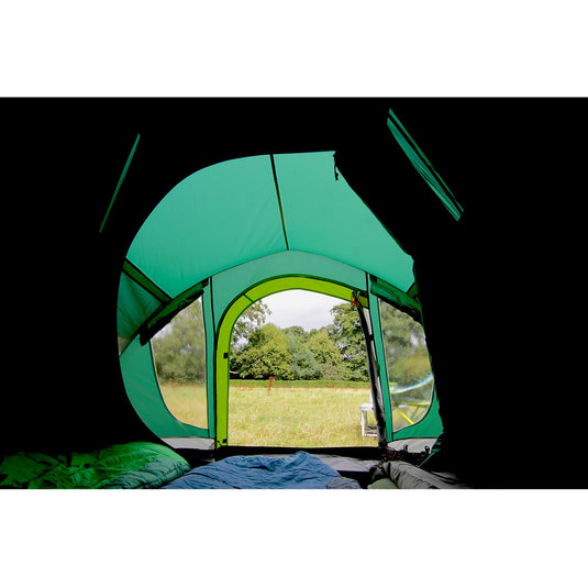 Coleman kobuk valley 4 plus tent (donkergroen lichtgroen)
