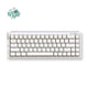 Mchose ace 68 turbo full-aluminum esports hall effect keyboard (wit, us lay-out (qwerty), gateron magnetic jade pro, 65%, 8k, rgb, hot swap, usb-c, hall effect sensor)