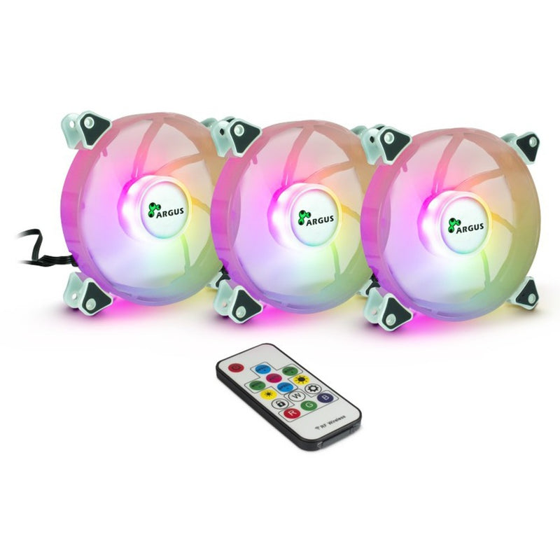 Load image into Gallery viewer, Inter-tech argus rgb-fan set rs-06 case fans (3 stuks, 120 x 120 x 25 mm, pwm)

