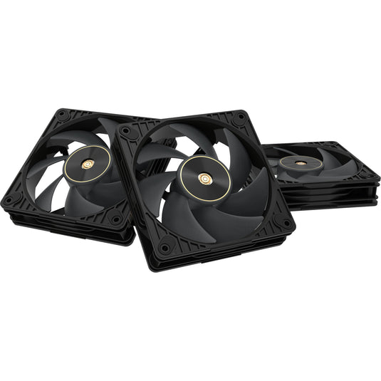 Asus proart pf120 fan - triple pack case fans (zwart, 3 stuks, 120 x 120 x 28 mm, 3 stuks)