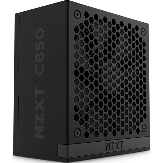 Nzxt c850 gold atx 3.1 modulaire 850 watt voeding (zwart, 1x 12v-2x6, 3x pcie)