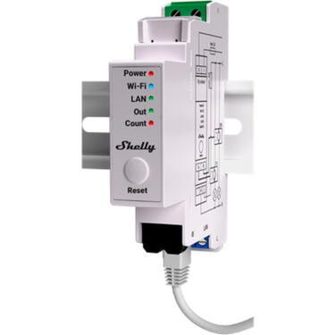 Shelly pro em - 50 elektriciteitsmeter bluetooth, wifi