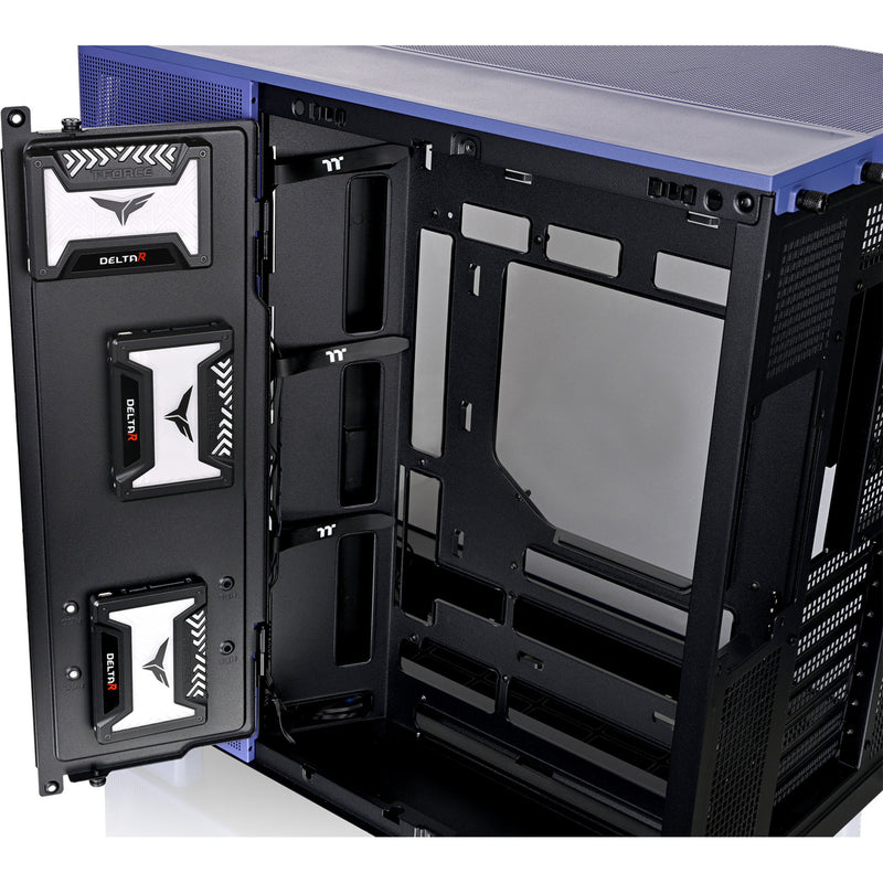 Load image into Gallery viewer, Thermaltake view 380 xl tg argb future dusk midi tower behuizing (paars | 2x usb-a | 1x usb-c | rgb | window)
