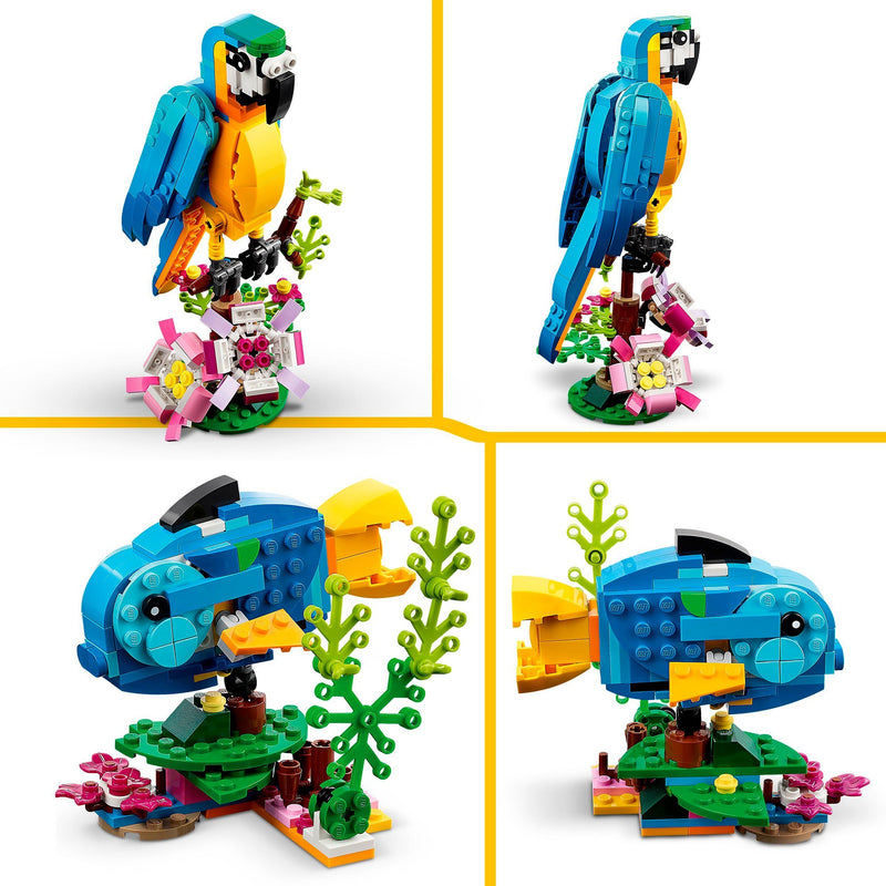 Load image into Gallery viewer, Lego creator 3-in-1 - exotische papegaai constructiespeelgoed (31136)
