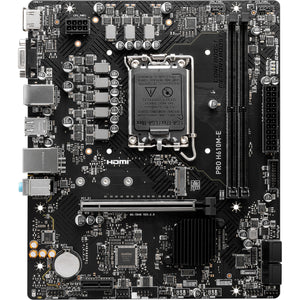 Msi pro h610m-e socket 1700 moederbord (gb-lan, sound, µatx)