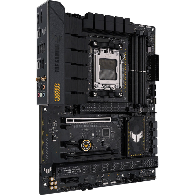 Load image into Gallery viewer, Asus tuf gaming b650-plus wifi socket am5 moederbord (zwart lichtoranje, raid, 2.5gb-lan, wi-fi 6, bt 5.2, sound, atx)

