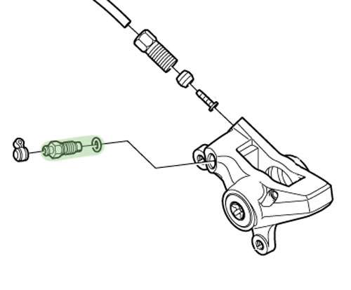 Shimano bleed nipple seal ring for br-m965 966