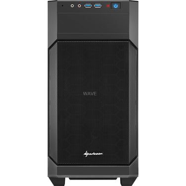 Sharkoon v1000 midi tower behuizing (zwart | 2x usb-a)