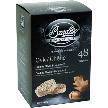 Bradley oak wood briketten rookhout (48 stuks)