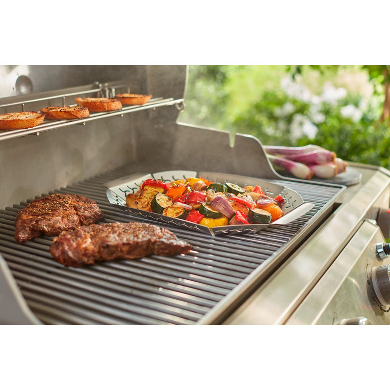 Load image into Gallery viewer, Weber premium grillkorf groentekorf (roestvrij staal)
