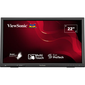 Viewsonic ir touch monitor td2223-2 22 (zwart, 1x hdmi, 1x dvi, 1x vga, 2x usb-a)