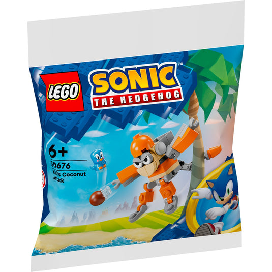 Lego sonic the hedgehog - kiki's kokosnotenaanval constructiespeelgoed (30676)