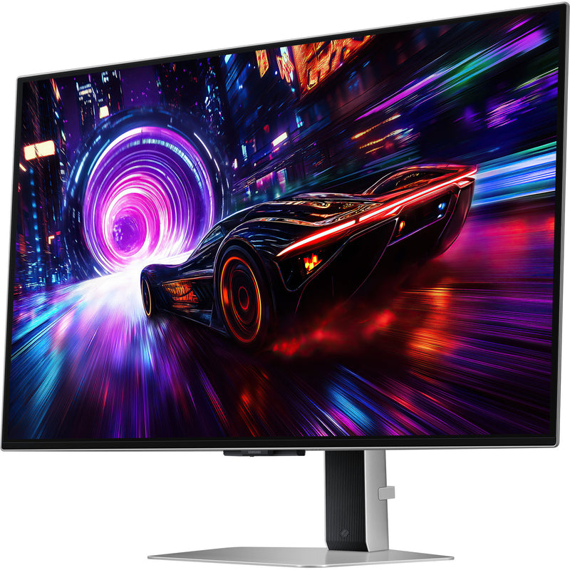 Load image into Gallery viewer, Samsung odyssey oled g8 g81sf 32 4k uhd gaming monitor (zilver, 2x hdmi, displayport, 2x usb-a, usb-b, 240 hz)
