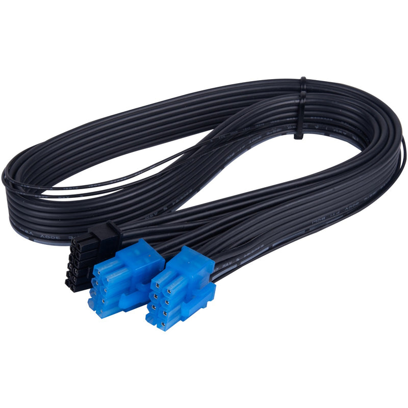 Load image into Gallery viewer, Silverstone 12vhpwr pcie adapter kabel sst-pp14-pcie (zwart, 0,55 meter)
