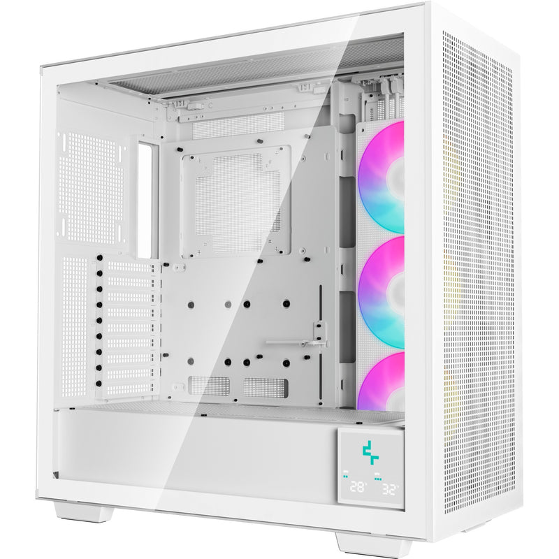 Load image into Gallery viewer, Deepcool morpheus midi tower behuizing (wit | 4x usb-a | 1x usb-c | rgb | tempered glass)

