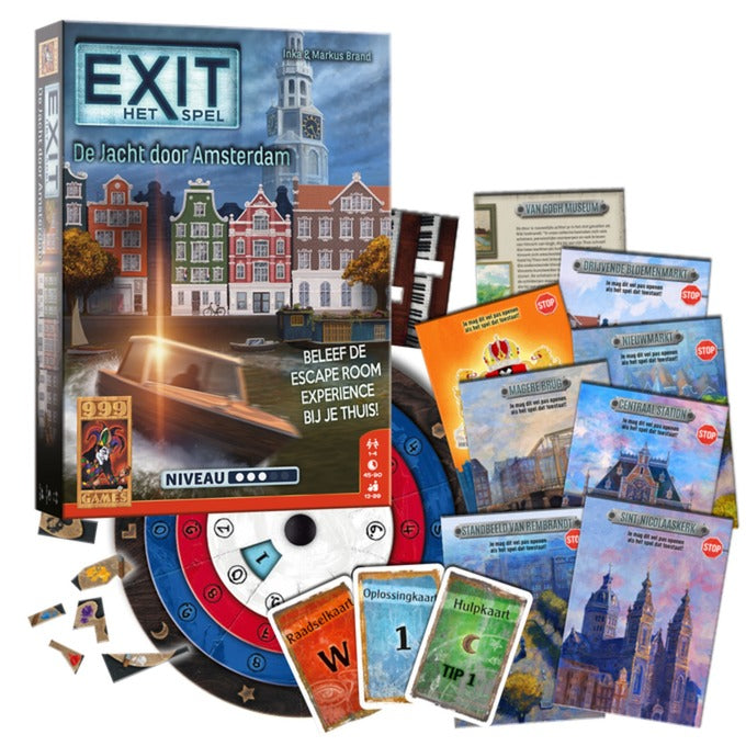 Load image into Gallery viewer, 999games 999 games exit - de jacht door amsterdam kaartspel
