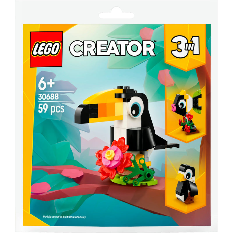 Load image into Gallery viewer, Lego creator 3-in-1 - tropische toekan constructiespeelgoed (30688)
