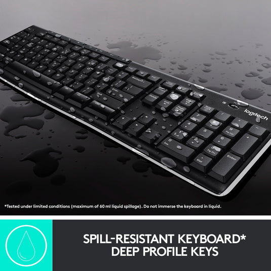 Toetsenbord en muis logitech mk270 qwerty