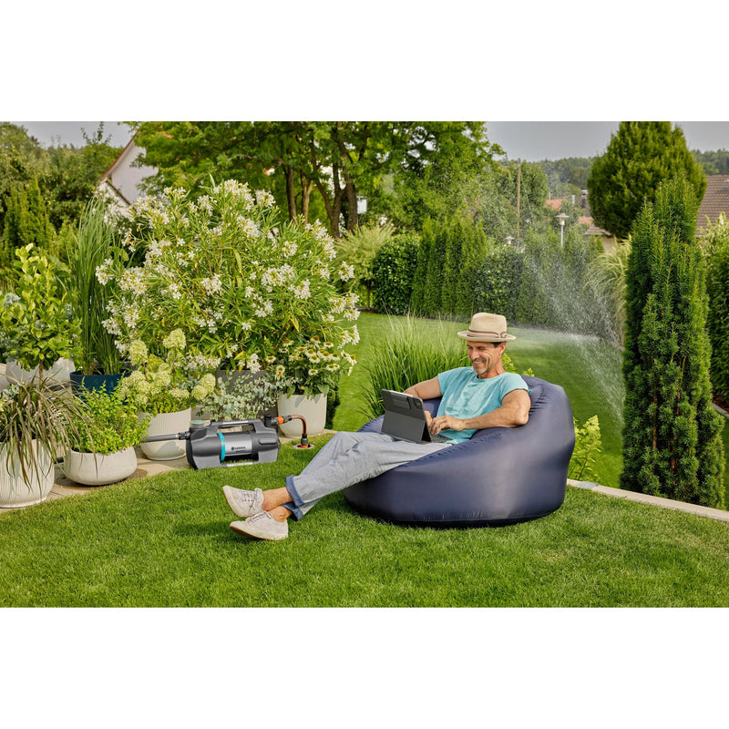 Load image into Gallery viewer, Gardena besproeiingspomp 5600 silent+ (zwart zilver)
