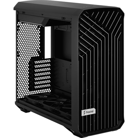 Fractal design torrent black solid midi tower behuizing (zwart | 2x usb-a | 1x usb-c)