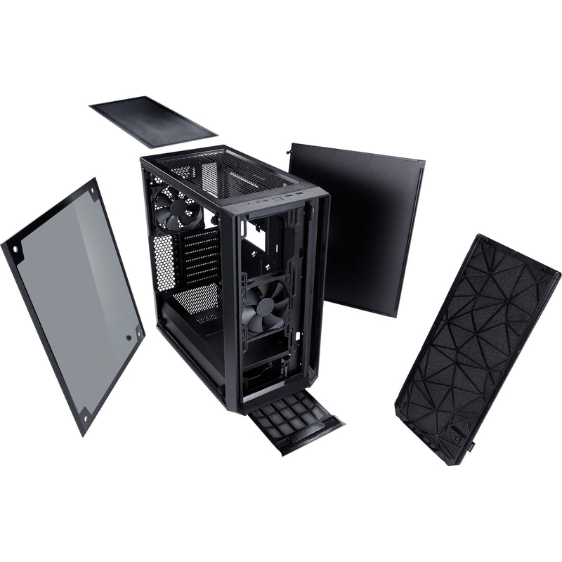 Load image into Gallery viewer, Fractal design meshify c midi tower behuizing (zwart | 2x usb-a | tempered glass)
