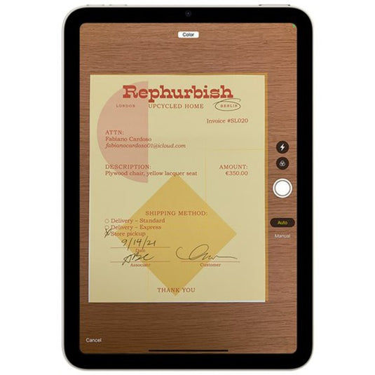 Apple ipad air (mm9p3nf a) refurbished 10.9 tablet (wit | ipados 15 | apple m1 | 256 gb | wi-fi 6)