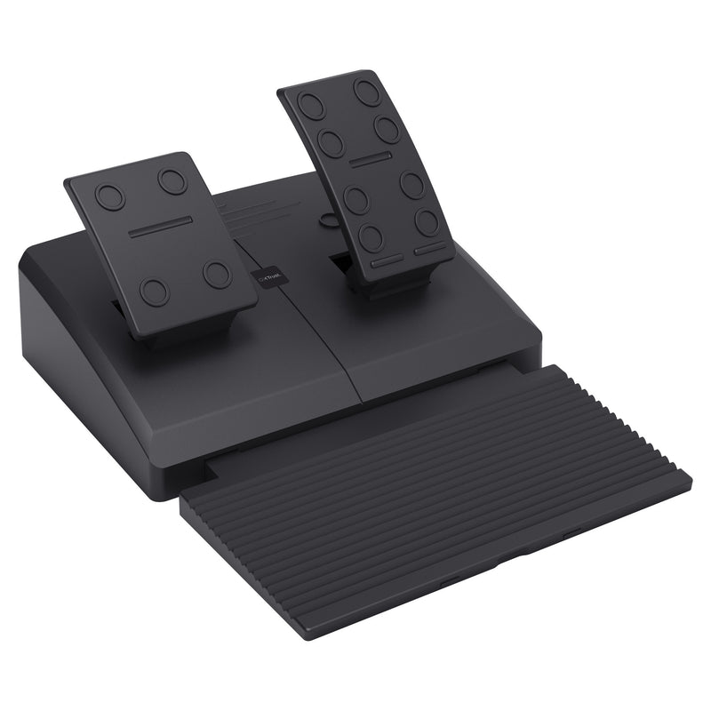 Load image into Gallery viewer, Trust gxt 289 movi racestuur stuur (zwart, pc, xbox series x s, switch, playstation 4)
