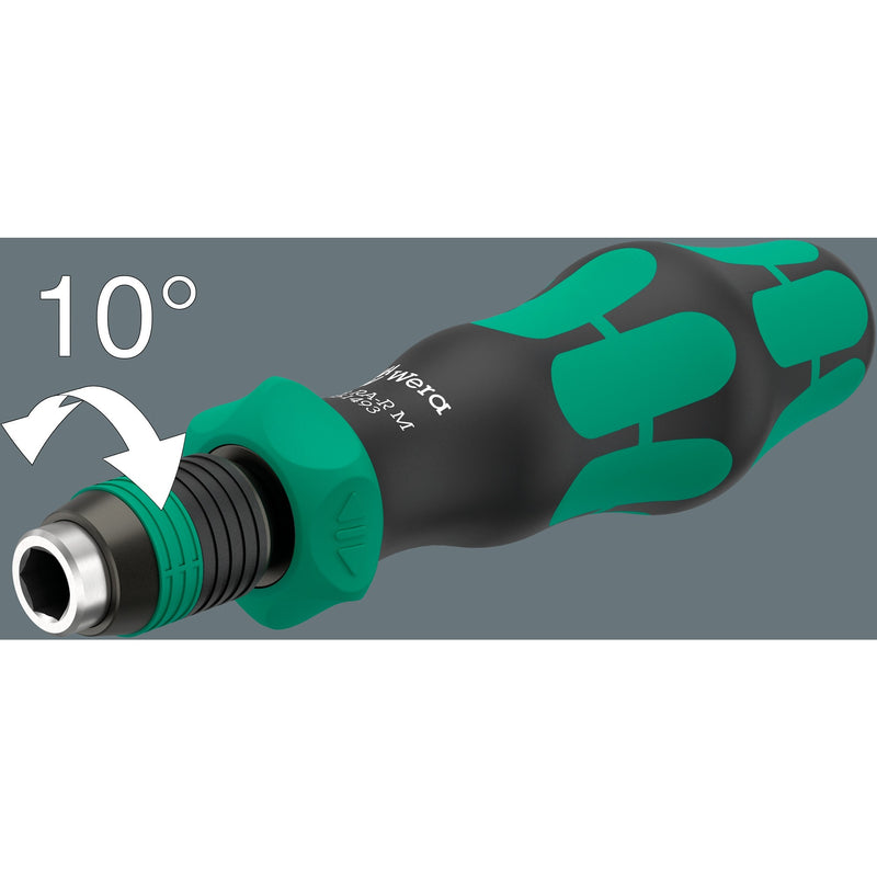 Load image into Gallery viewer, Wera kraftform kompakt 838 ra-r m set 1 bitset (zwart groen, 15‑delig)
