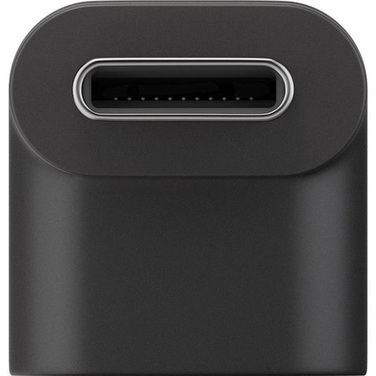 Goobay usb-c (male) naar usb-c (female) 90° adapter (zwart)
