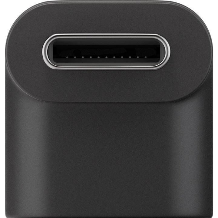Load image into Gallery viewer, Goobay usb-c (male) naar usb-c (female) 90° adapter (zwart)
