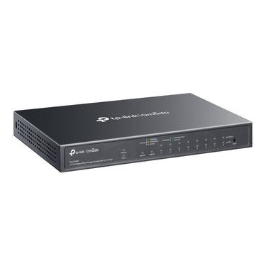 Tp-link omada es210gmp 10-poort gigabit easy managed switch (zwart, 8x poe+, 1x gigabit sfp)