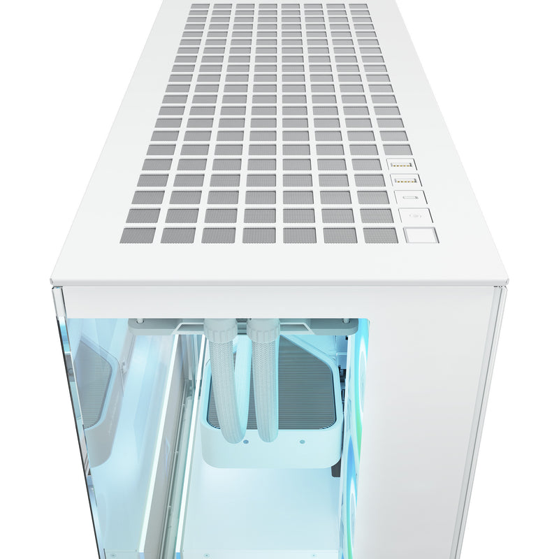 Load image into Gallery viewer, Arctic xtender midi tower behuizing (wit | 2x usb-a | 1x usb-c | rgb | tempered glass)
