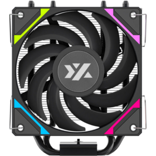 Afbeelding laden in galerijviewer, Xyz pc gear thermax 4 rgb cpu-koeler (zwart, argb, pwm)
