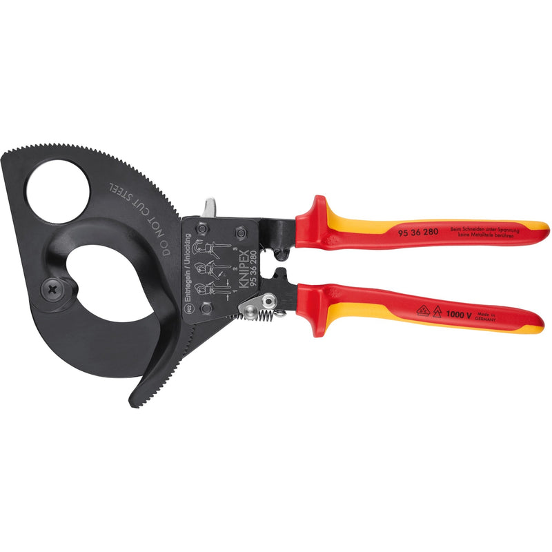 Load image into Gallery viewer, Knipex kabelschaar met ratelprincipe 9536280 kniptang

