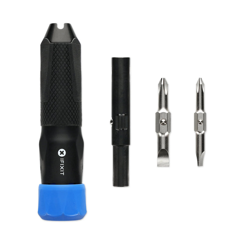 Load image into Gallery viewer, Ifixit narwhal 6-in-1 driver bitset (zwart blauw)
