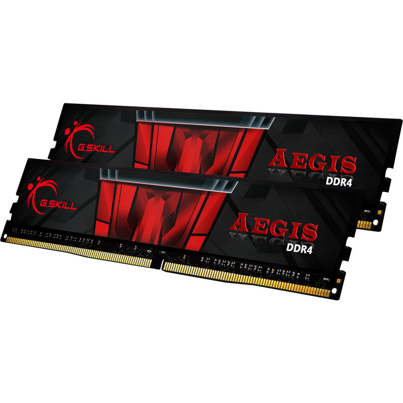 Load image into Gallery viewer, G.skill 32 gb ddr4-3000 (2x 16 gb) kit werkgeheugen (zwart, f4-3000c16d-32gisb, aegis, xmp)
