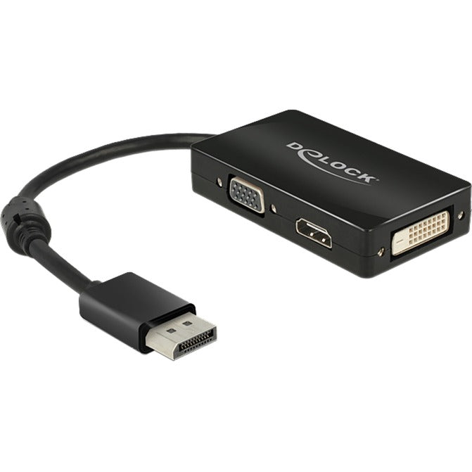Load image into Gallery viewer, Delock displayport 1.2 naar vga hdmi dvi adapter (zwart)
